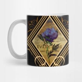 Art Deco Rose Mug